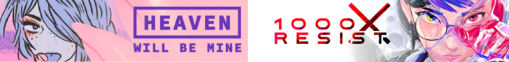 Ad for Heaven Will Be Mine + 1000xRESIST Bundle
